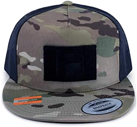 משוך טלאי כובע טקטי | כובע Snapback Trucker Trucker Trucker Trucker אותנטי אותנטי | משטח לולאה 3x2 לחיבור טלאי וו מורל